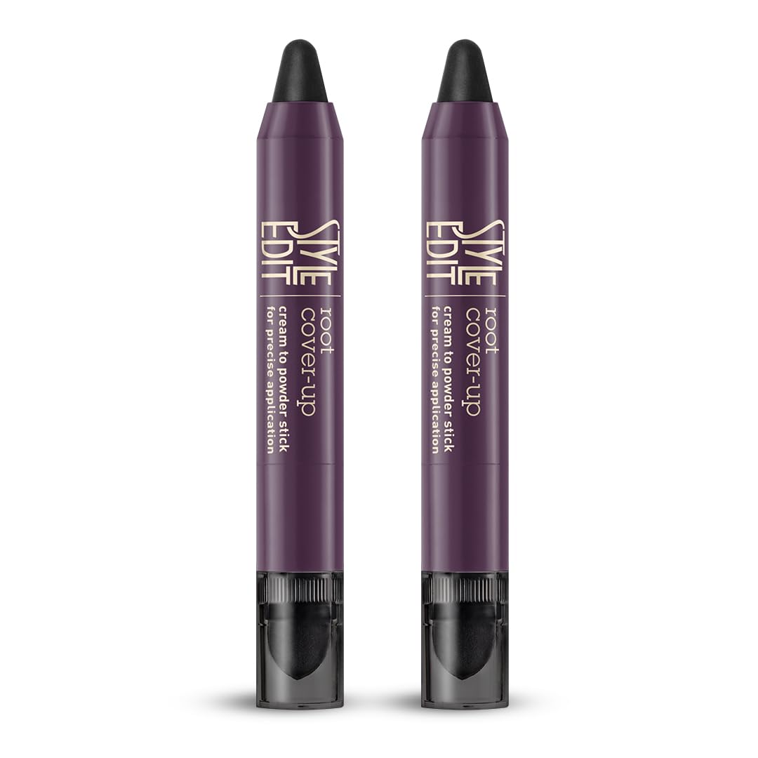 Style Edit Root Touch Up Stick packaging enables portable on-the-go root touch-ups.