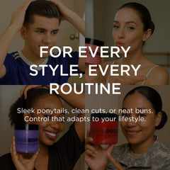 Generous 16.9oz EDGE BOOSTER bottle for extended styling sessions.