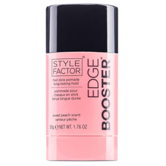 Style Factor Edge Booster bottle close-up showing strong hold
