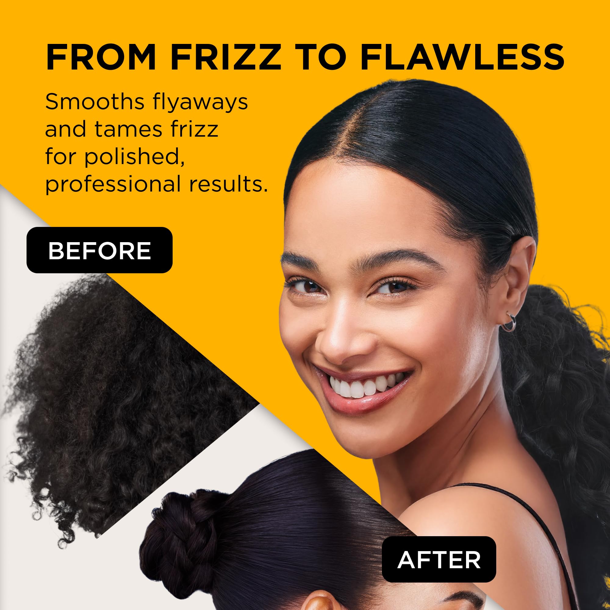 Style Factor EDGE BOOSTER frizz-control in humid conditions.