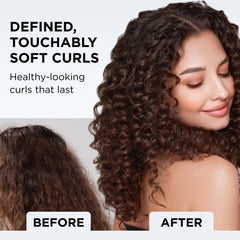 Style Factor EDGE BOOSTER hair with shine and smooth finish.