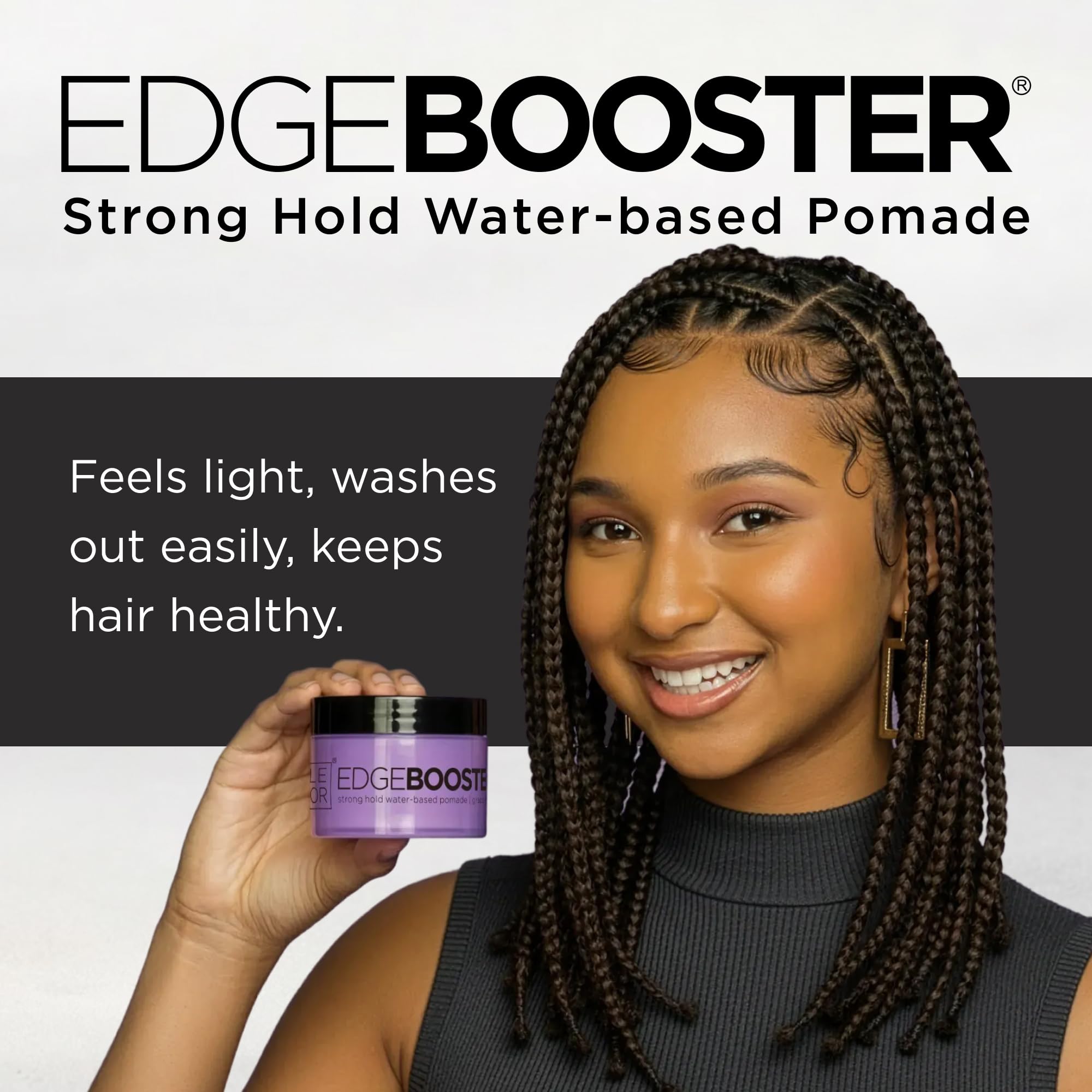 Style Factor Edge Booster hands applying product for even texture