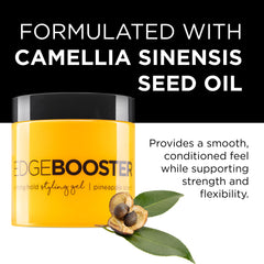 Style Factor EDGE BOOSTER strong-hold for curls and sleek styles.