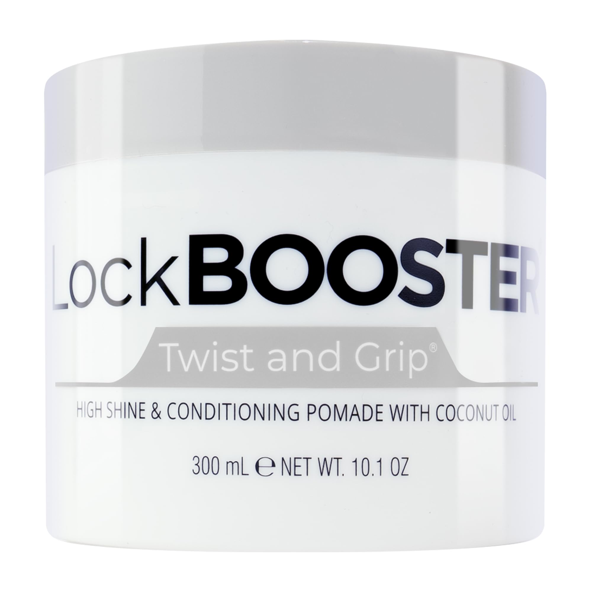 Style Factor Lock BOOSTER bottle front showing strong hold without buildup