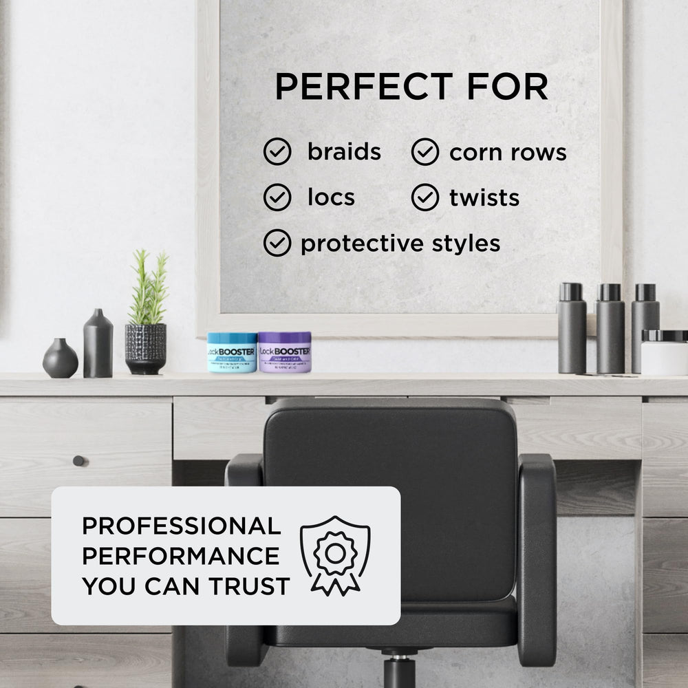 Style Factor Lock BOOSTER professional-grade results at home for braids