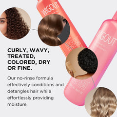 Style Factor Wigout quick refresh on dry, damaged hair for added softness.