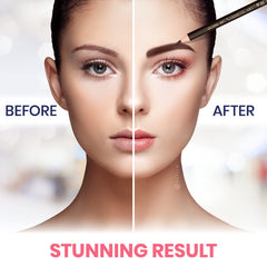 Stylia brow pencil swatch on skin for natural looking fill