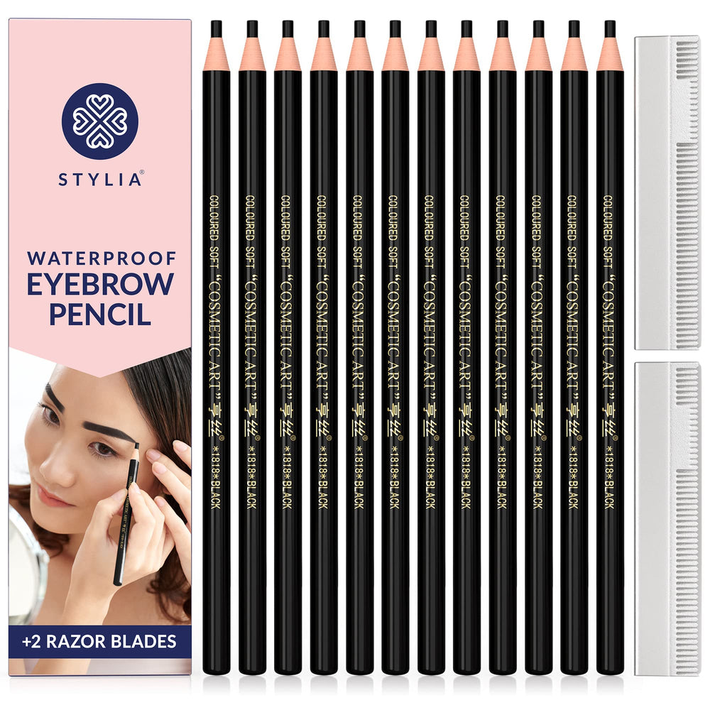 Stylia eyebrow pencil demonstrates natural hair-stroke focus for believable brows