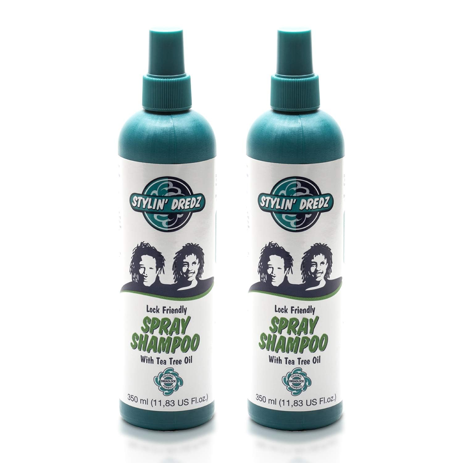 Stylin Dredz tea-tree shampoo bottle for residue-free dreadlock cleansing
