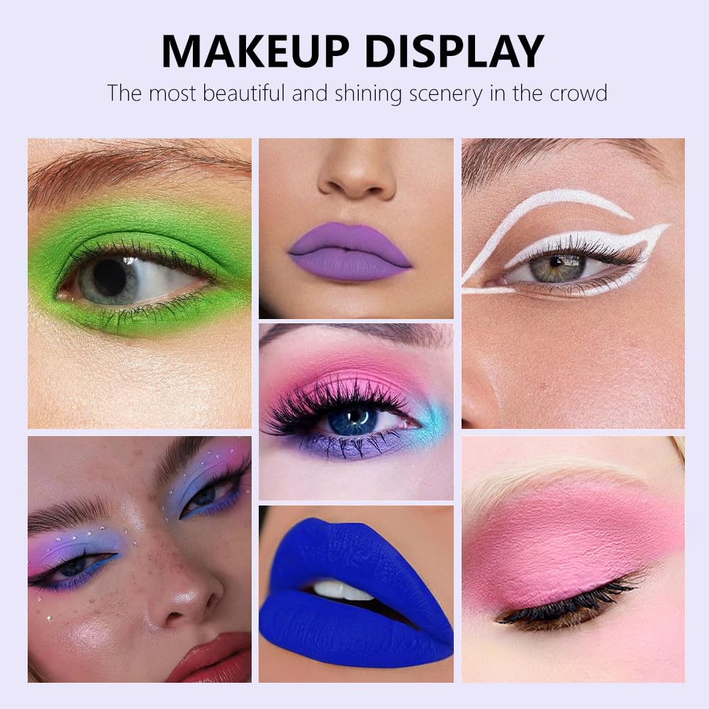 SUAKE pink matte eyeshadow for vibrant eyelids with long-lasting color.