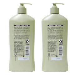 Suave Almond + Shea Butter conditioner tube offers silk-like detangling and smoothness.