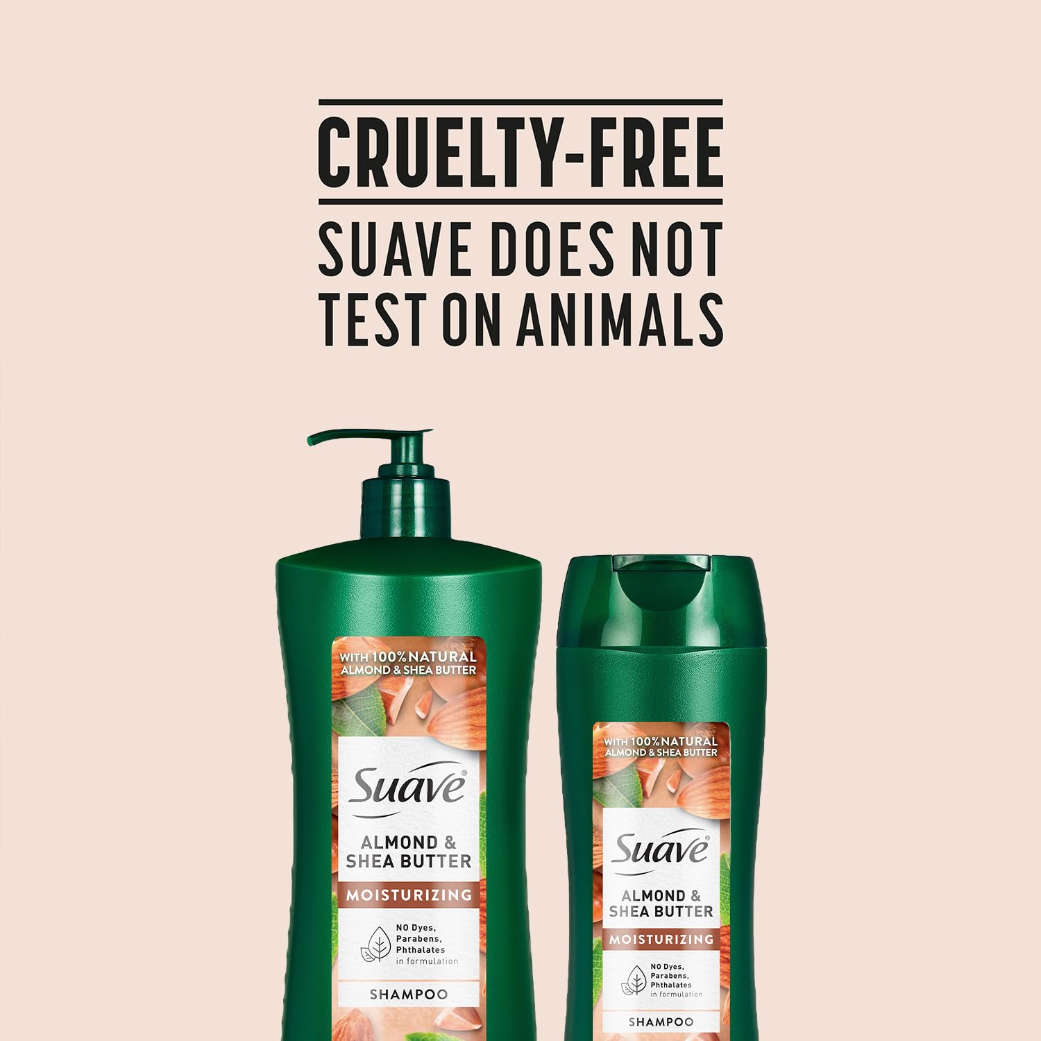 Suave Almond Shea Butter Shampoo for daily use in women's hair care routines