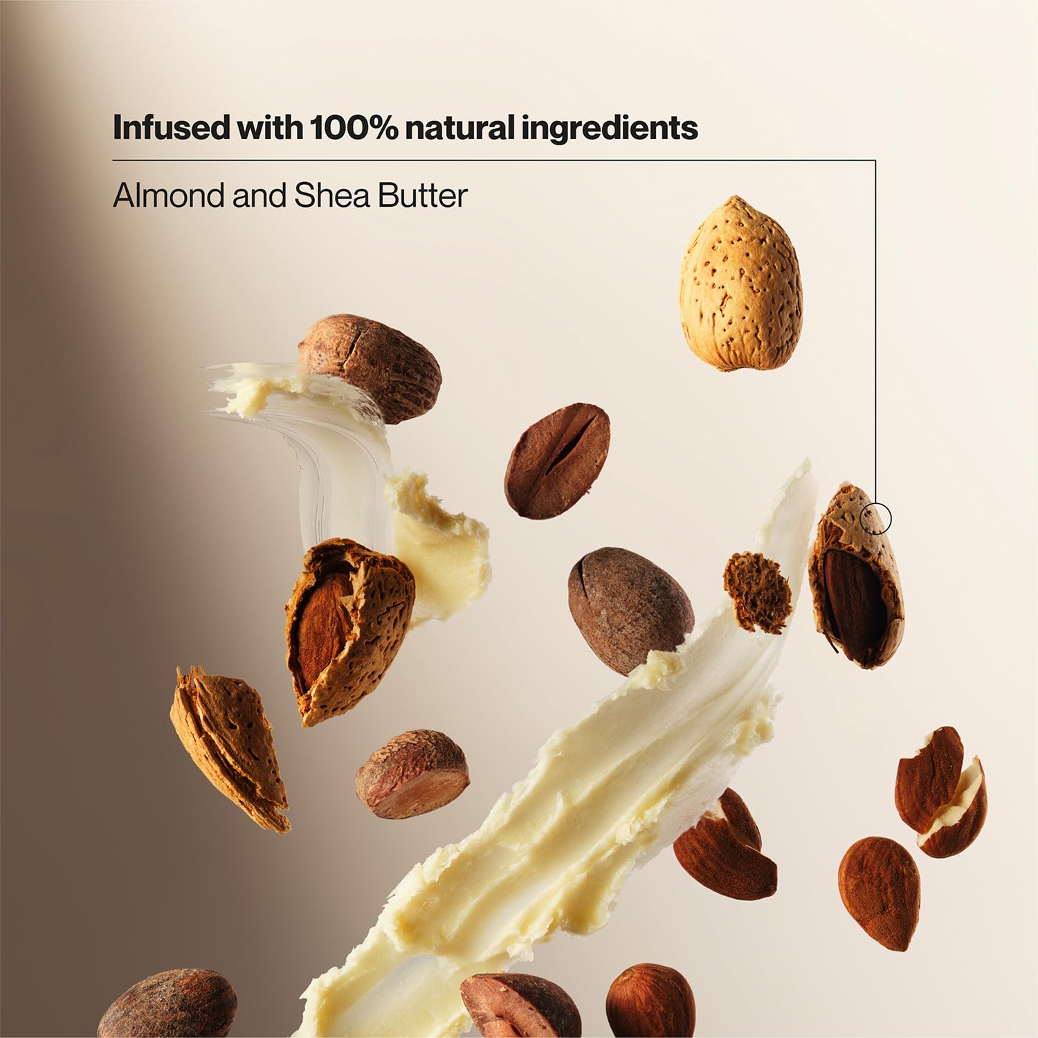 Suave Almond Shea Butter Shampoo ingredient focus highlighting hydration from almond and shea butter
