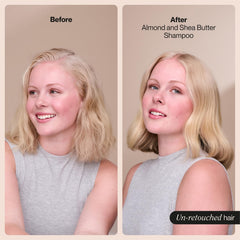 Suave Almond Shea Butter Shampoo system pair demonstrates moisturizing duo