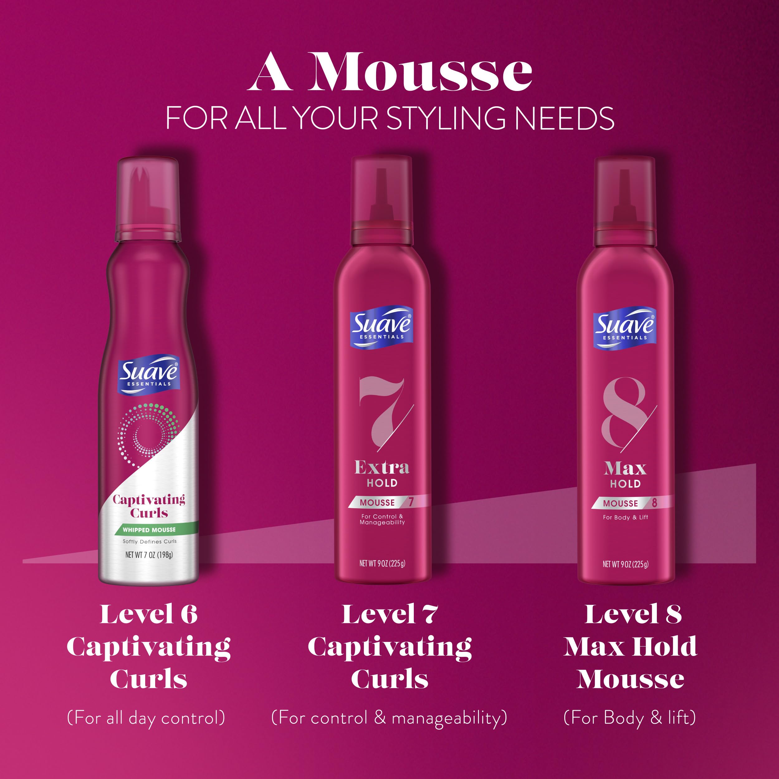 Frizz-free, bounce-enhanced curls with lightweight alcohol-free formula