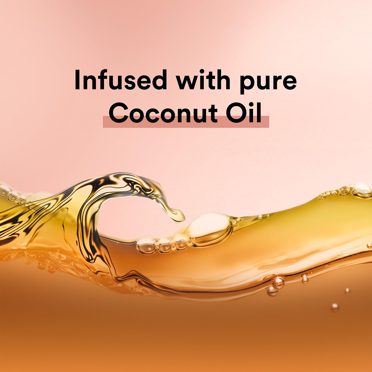 Suave Coconut Oil Infusion Conditioner demonstrates frizz control.