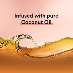 Suave Coconut Oil Infusion Conditioner demonstrates frizz control.