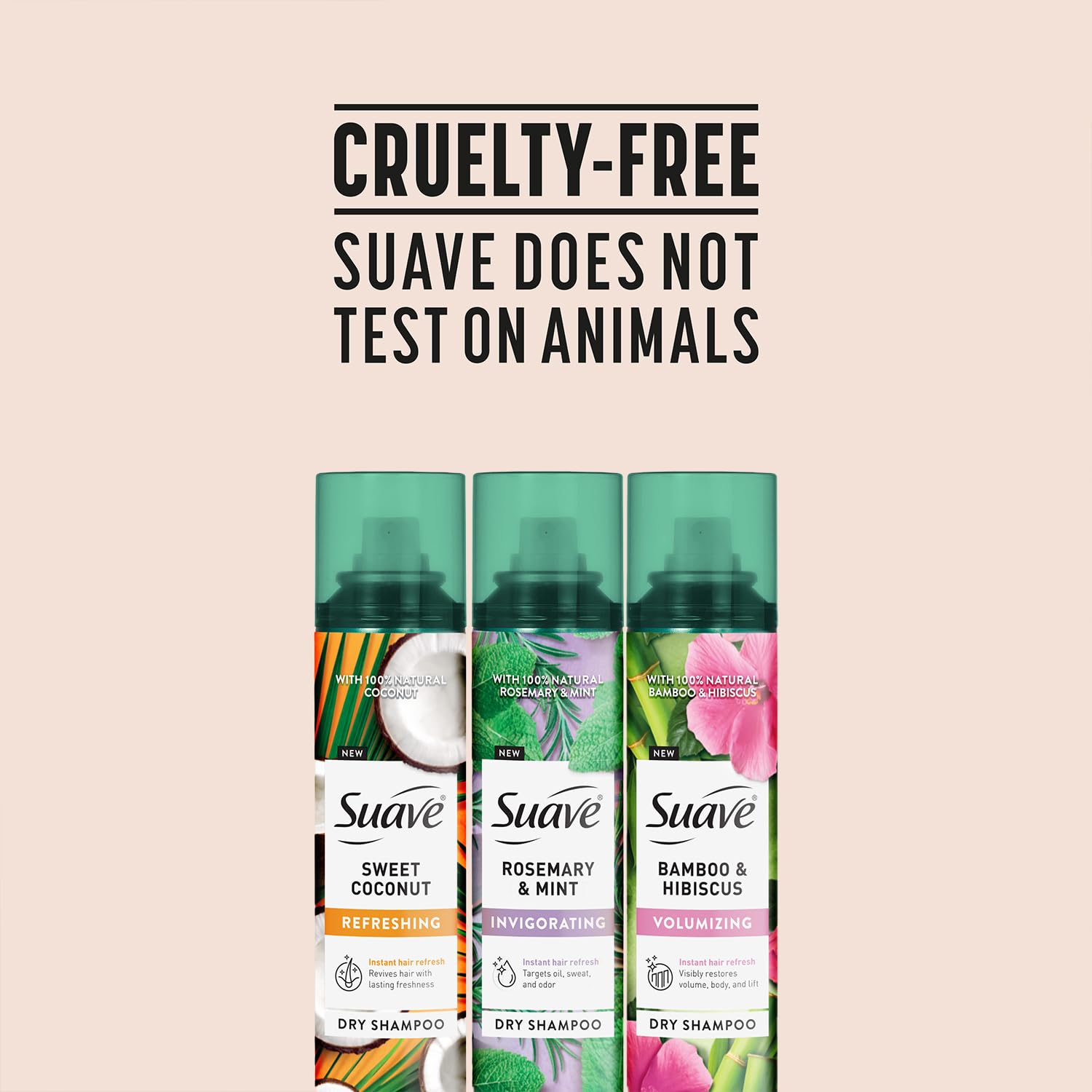 Suave color-safe label suitable for color-treated hair