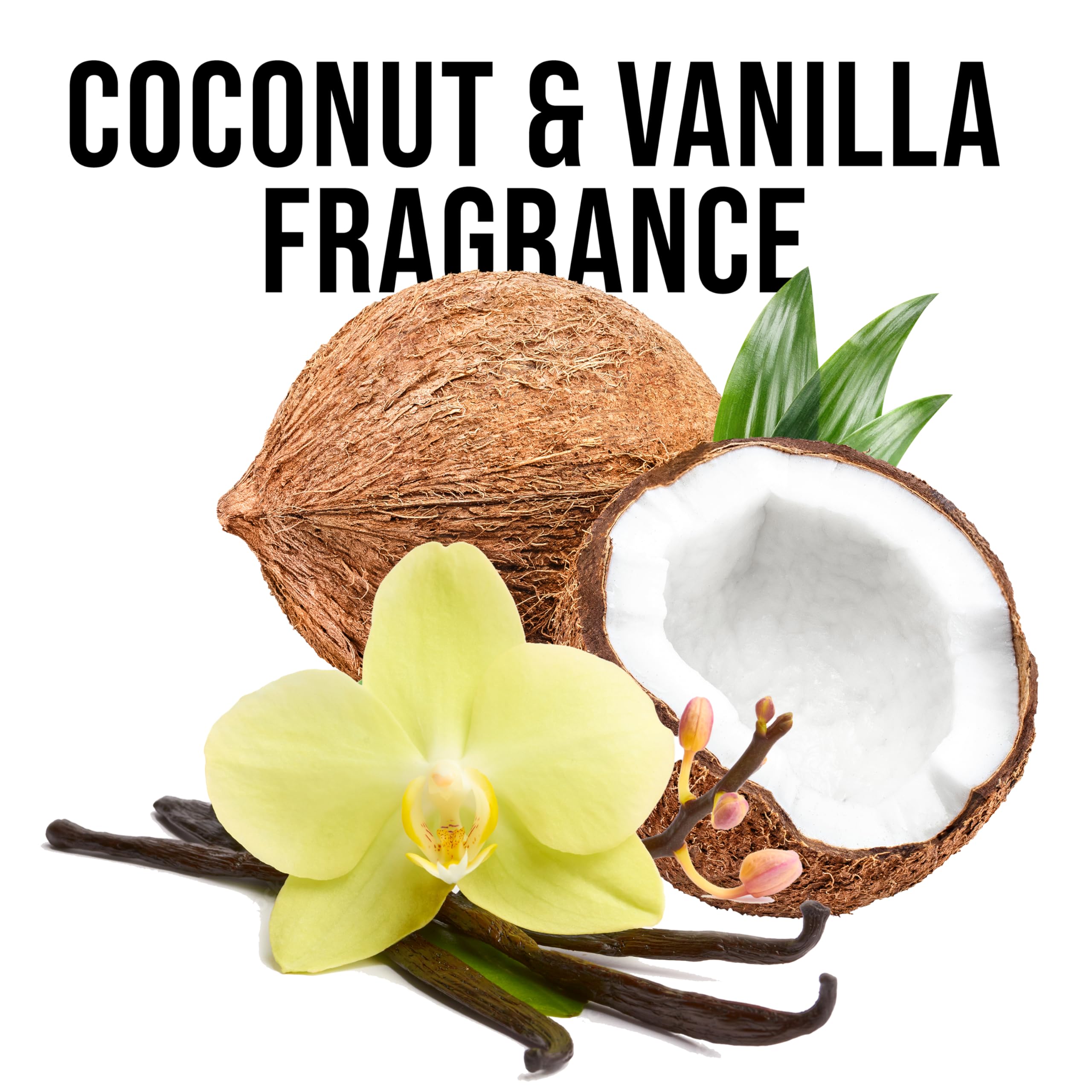 Hands applying Suave Coconut and Vanilla deodorant with smooth glide