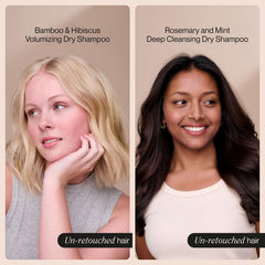 Bamboo & Hibiscus formula close-up highlighting volume and texture
