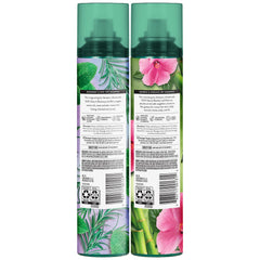 Lightweight bamboo hibiscus formula close-up for airy hair feel