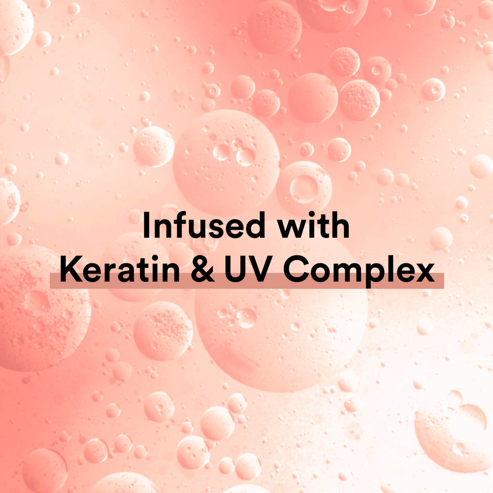 Suave Keratin Infusion hair shine after use showing healthier ends