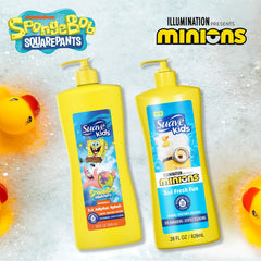 SpongeBob JellyFish Splash foam ideal for light, fruity scent during bath.