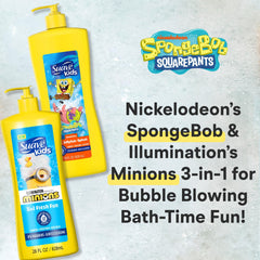 SpongeBob JellyFish Splash label and packaging with playful imagery.