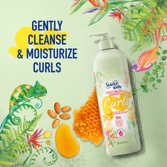 Suave Kids conditioner label detail noting dye- and paraben-free formula