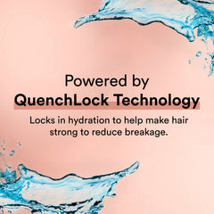 Suave Moroccan Oil Infusion with QuenchLock micro-moisturizers hydrates hair.