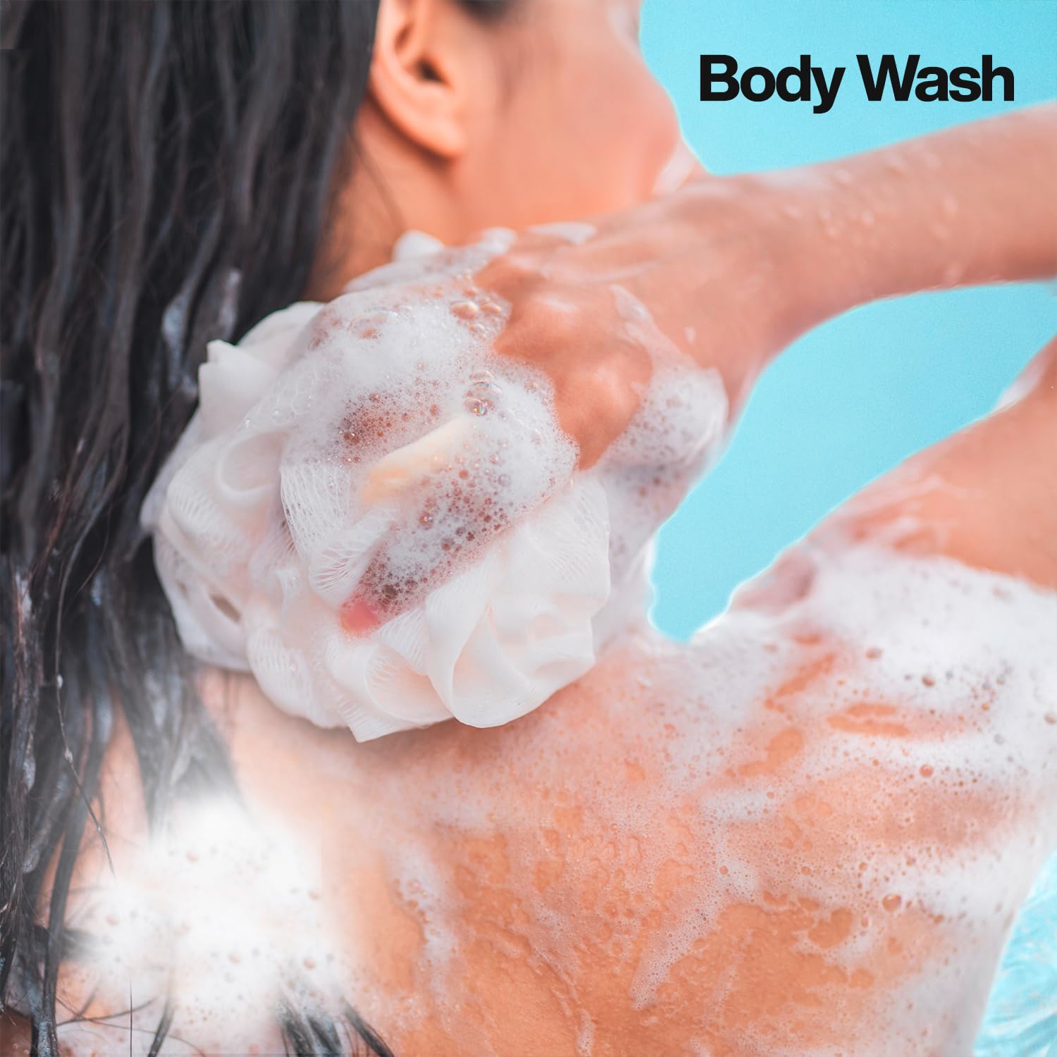 Suave Ocean Breeze body wash foamy lather for a luxurious cleanse.