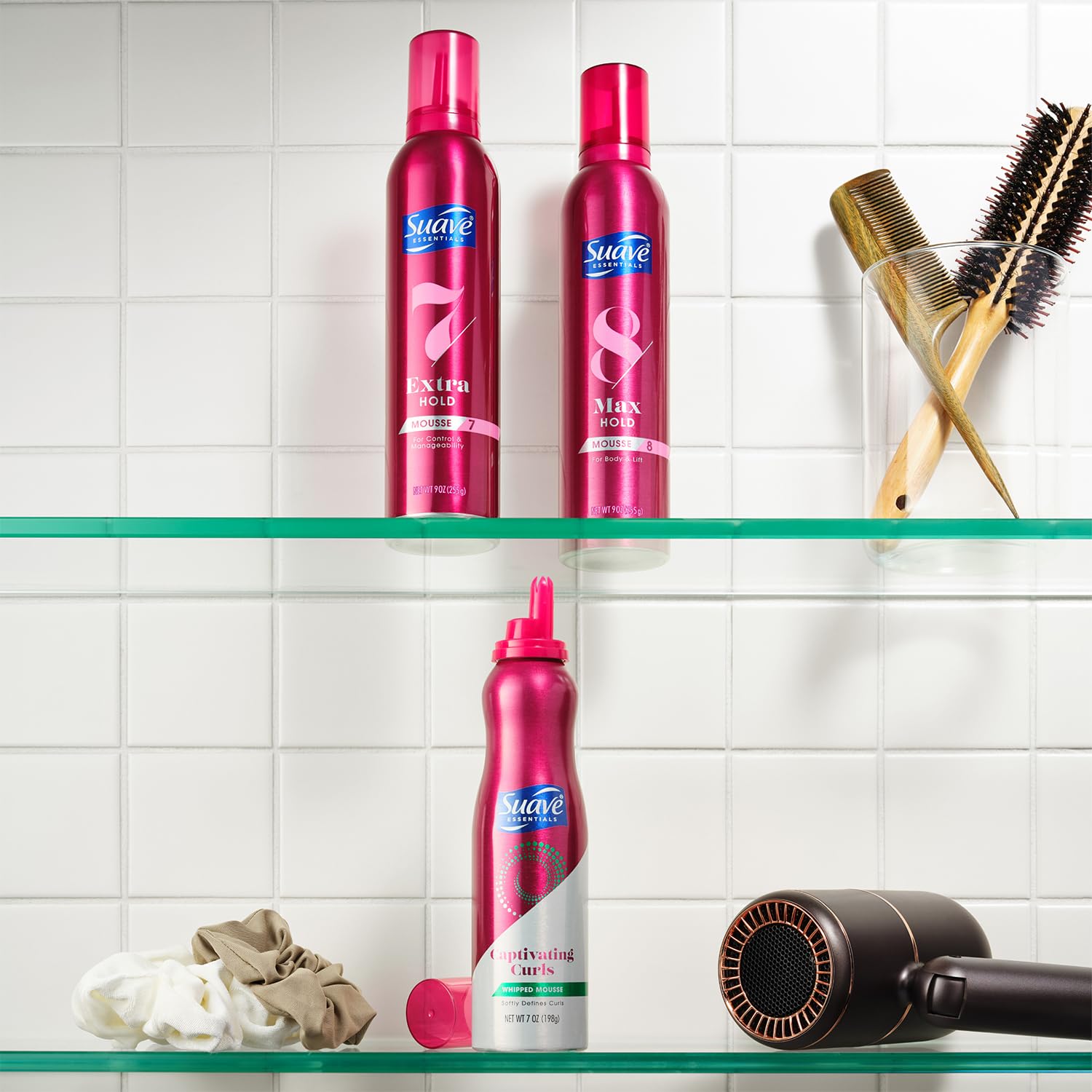 Suave+ cruelty-free logo signals ethical product choice.