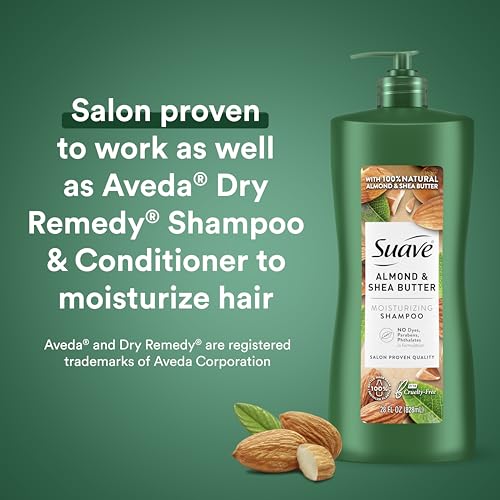 Suave Professionals Almond + Shea Butter Moisture Mask tube suggests intensive care.