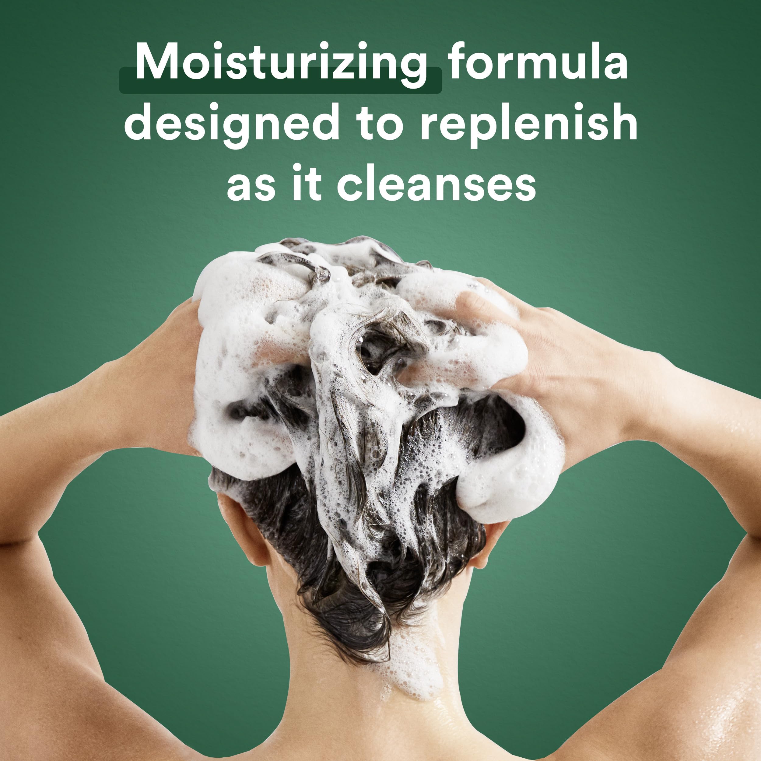 Suave Professionals Almond + Shea Butter Shampoo label emphasizes natural ingredients.