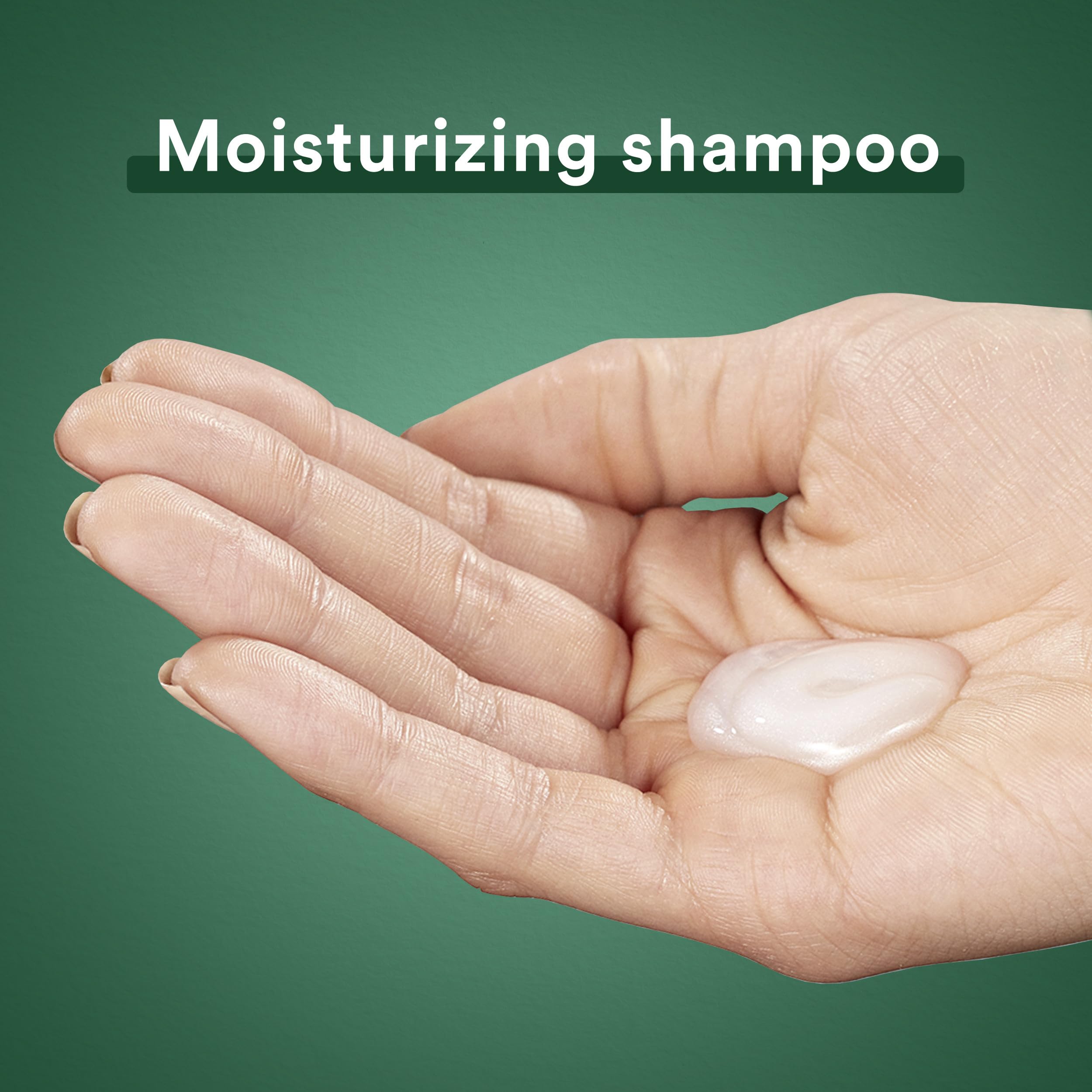 Suave Professionals Almond + Shea Butter Shampoo pour highlights gentle cleansing action.