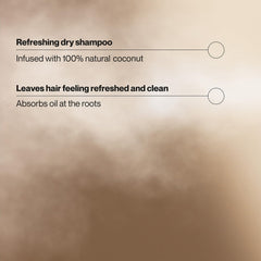 Suave Sweet Coconut dry-shampoo-spray demonstrates quick refresh between washes.