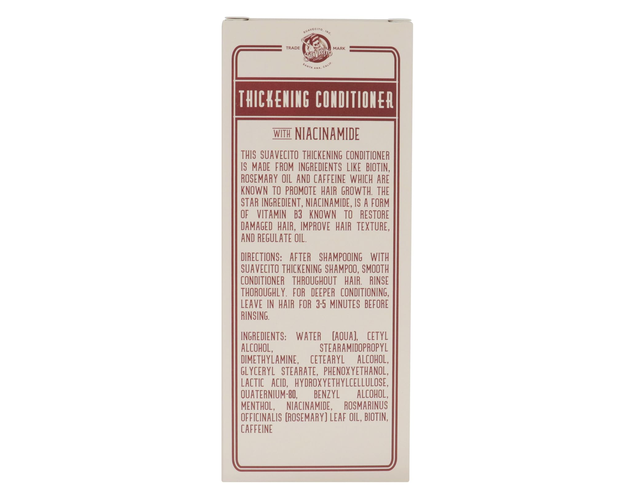 Suavecito hair texture close-up highlights conditioning for softer, more manageable strands.
