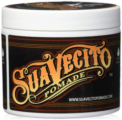 Suavecito Original Hold tin front view showing medium hold for all-day style.