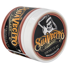 Styled hair using Suavecito Pomade Firme Clay for defined texture