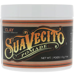 Fingers sculpt Suavecito Pomade Firme Clay for precise lines