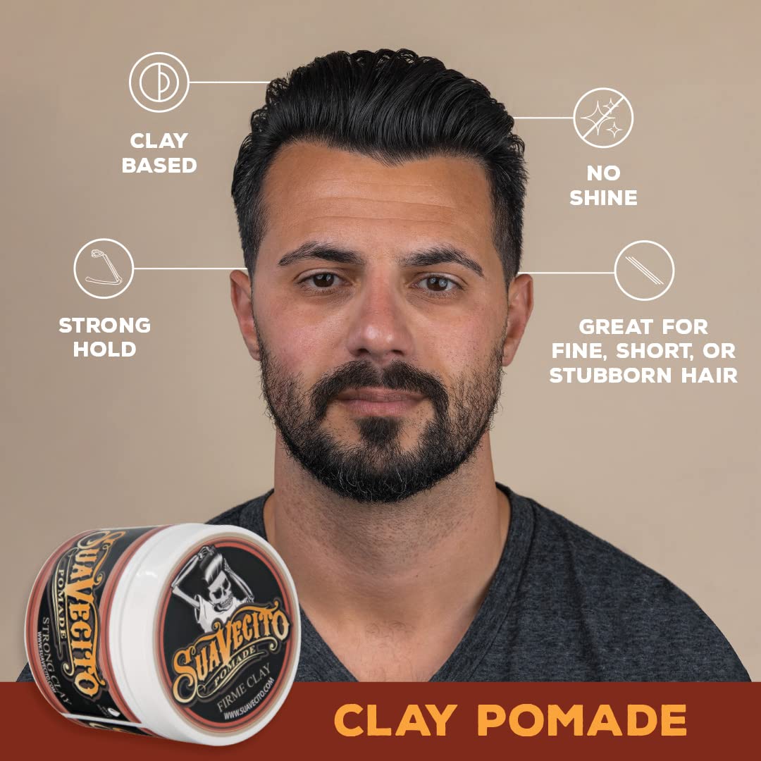 Hair being washed out easily after using Suavecito Pomade Firme Clay