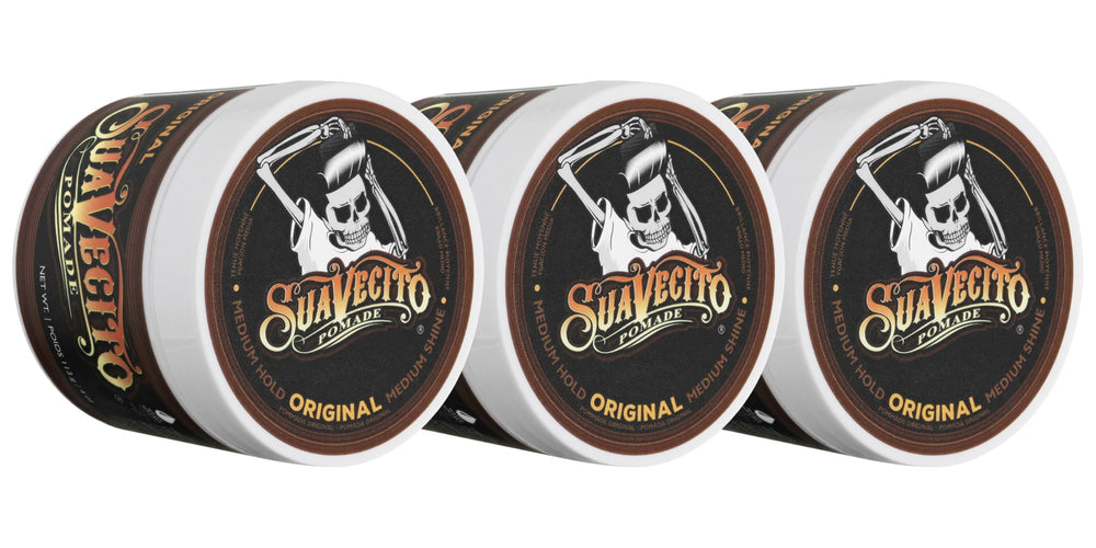 Suavecito Pomade Original Hold 4 oz bottle with medium hold and easy washout