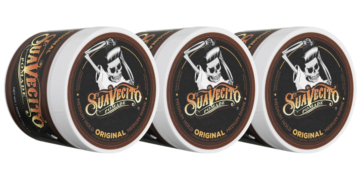 Suavecito Pomade Original Hold 4 oz bottle with medium hold and easy washout