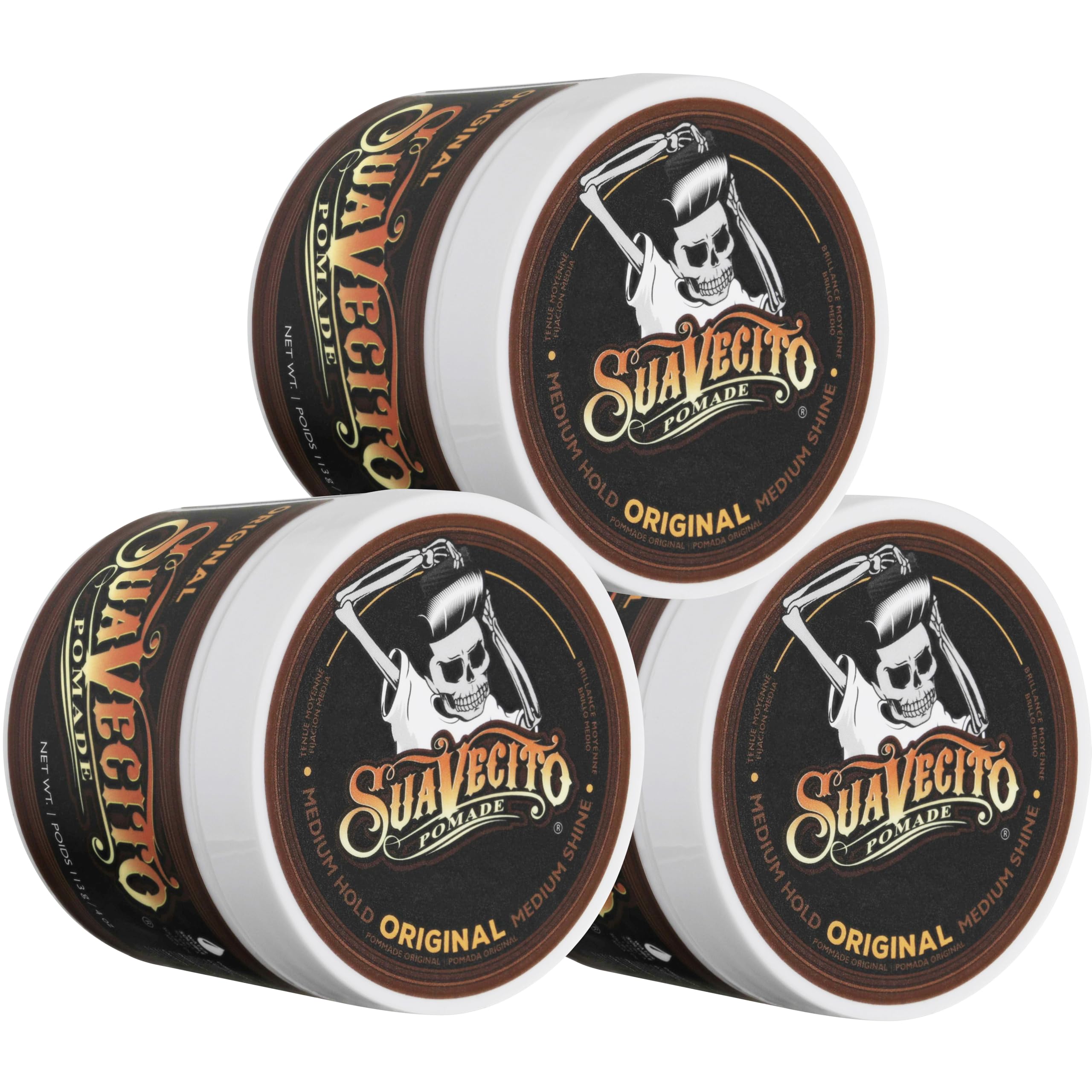Hair-styling application scene with Suavecito Pomade Original Hold