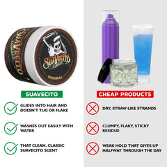 Shine and definition from Suavecito Pomade Original Hold finish