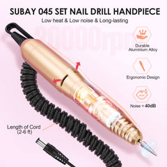 SUBAY six-hole nail bits storage keeps bits organized