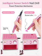 Subay Nail Drill Attachments interchangeable for buffing, shaping, and polishing.