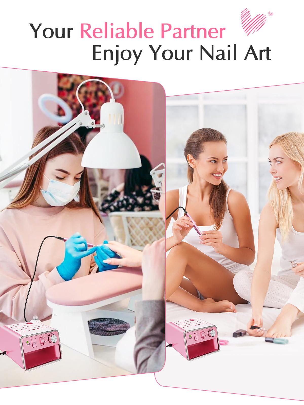 Subay Nail Drill for manicure and pedicure sessions at home.