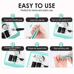 SUBAY professional nail kit ideal for salons and home use.