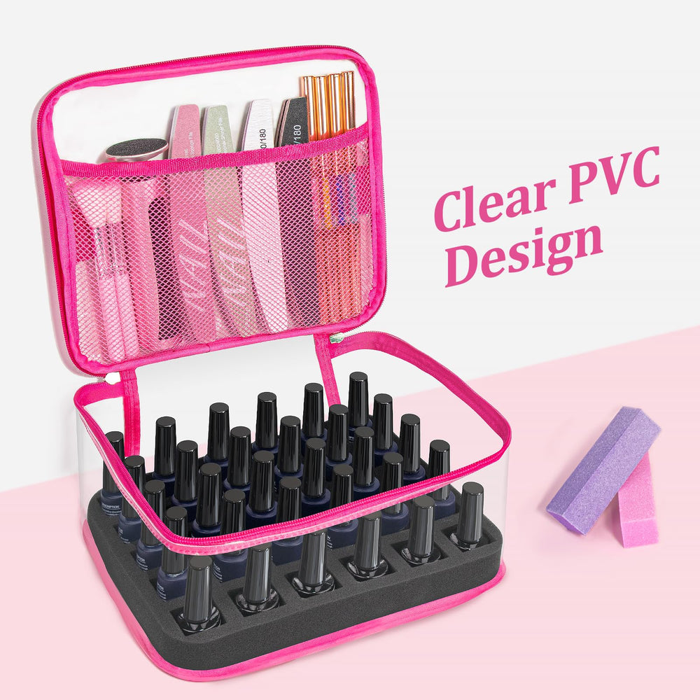 SUBAY top mesh pocket stores files and brushes for organized access
